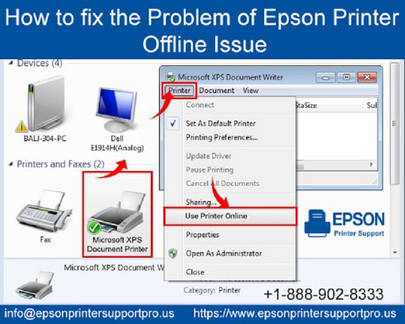How To Fix The Problem Of Epson Printer Offline Issue Computers 4601